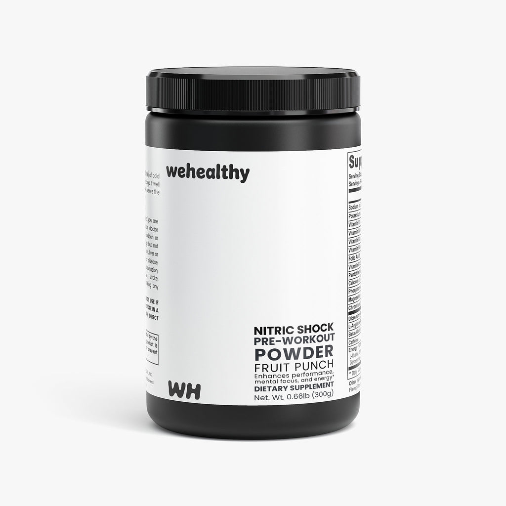 Nitric Shock Pre-Workout Powder (Fruit Punch)