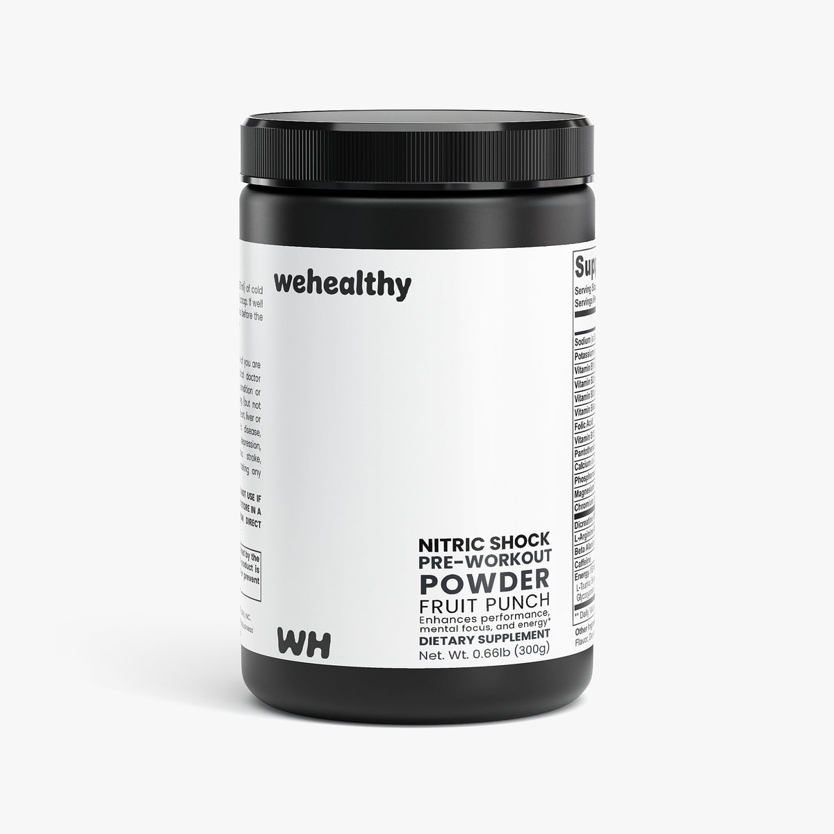 Nitric Shock Pre-Workout Powder (Fruit Punch)
