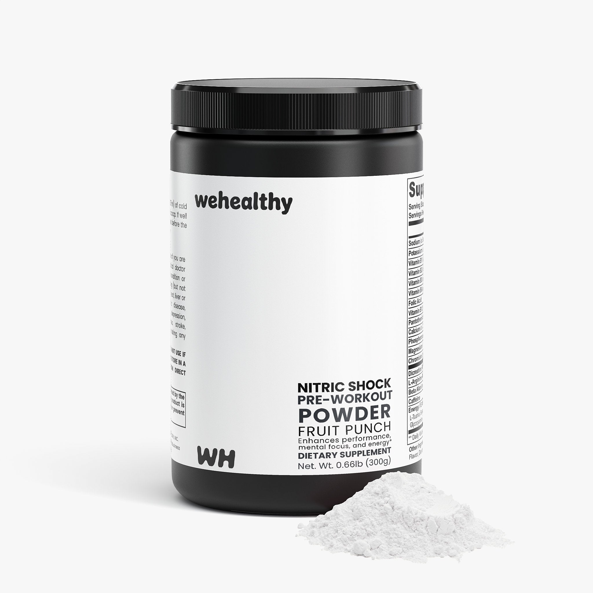 Nitric Shock Pre-Workout Powder (Fruit Punch)